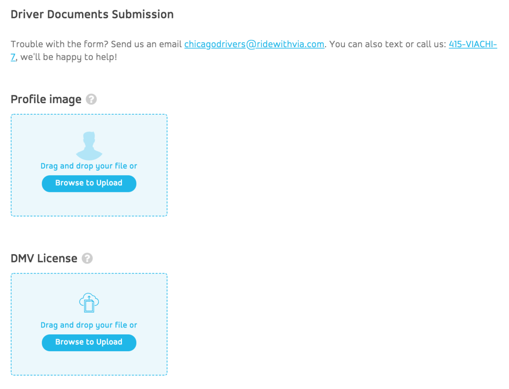 How to upload documents to Via