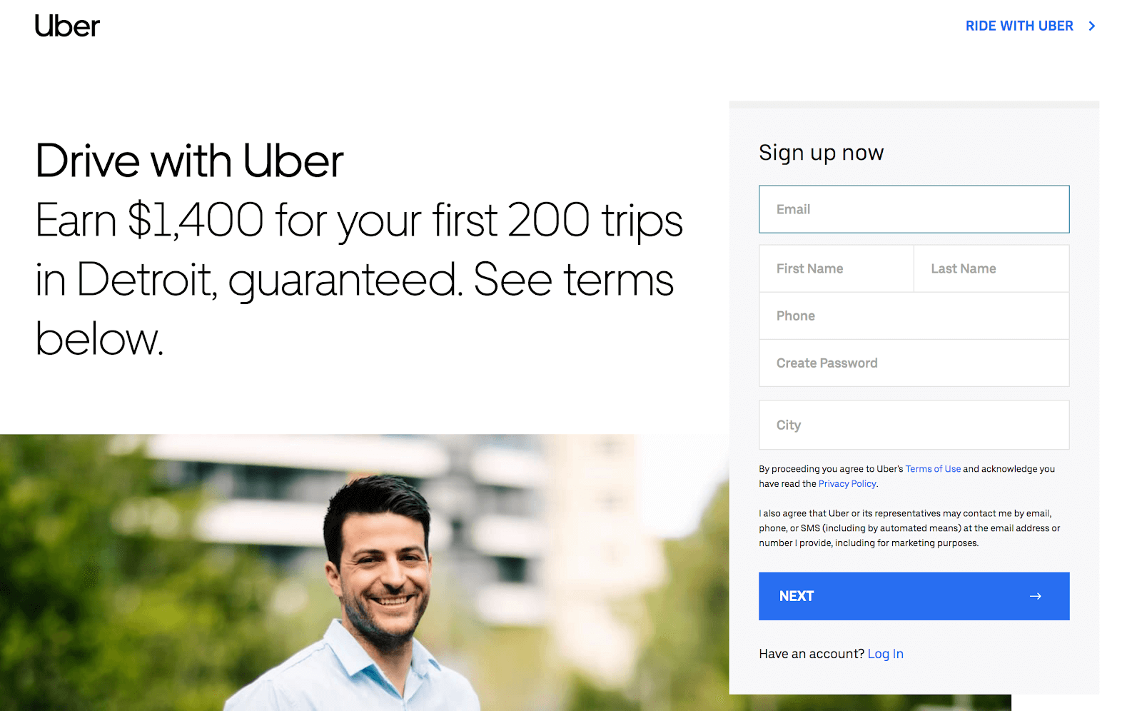 How to Become an Uber Driver: Step-by-Step Guide - Step 1