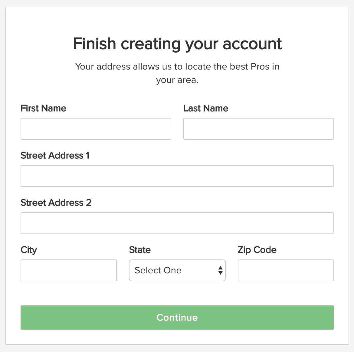 angies list create your account