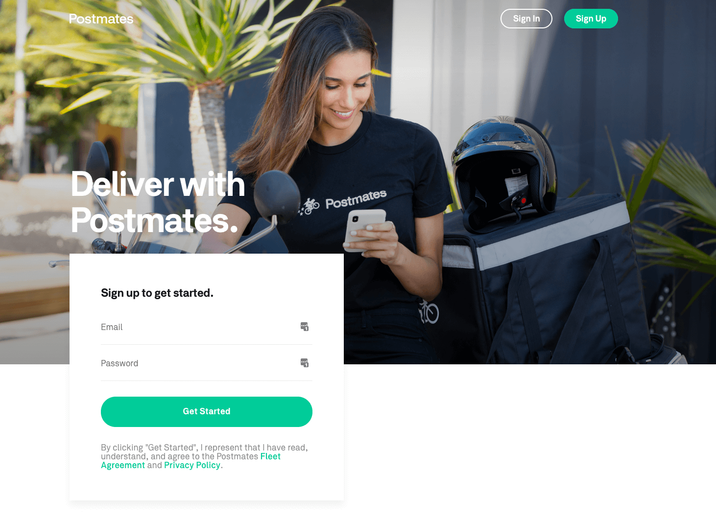 deliver with postmates
