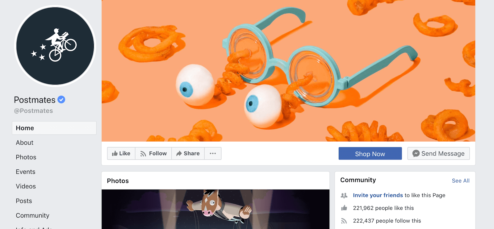 postmates facebook page