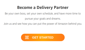Amazon Flex driver signup process