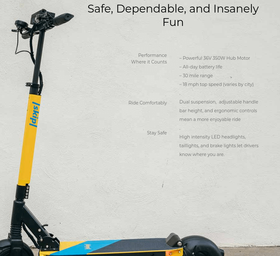 guide skip scooters