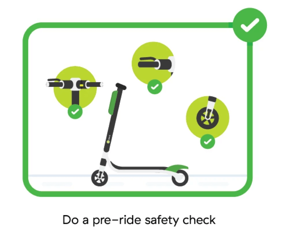 A Guide to Renting a LimeBike and Lime-S Scooter: Safety check