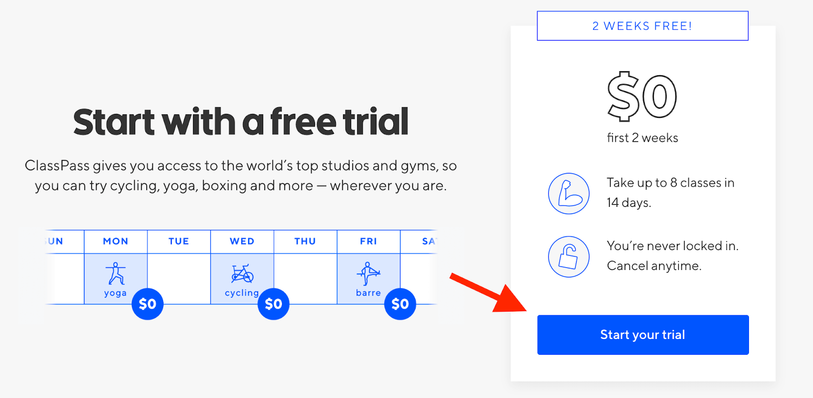 How to Get the Free ClassPass Two Week Trial