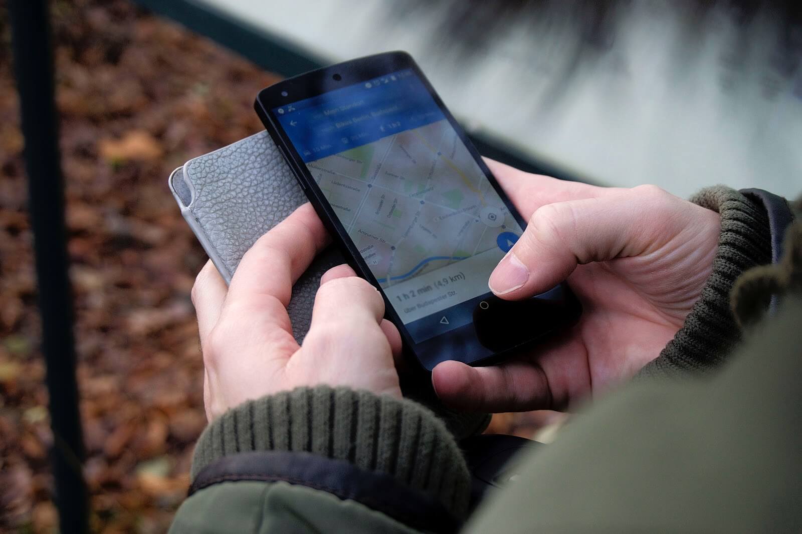navigating in google maps for the grubhub driver app