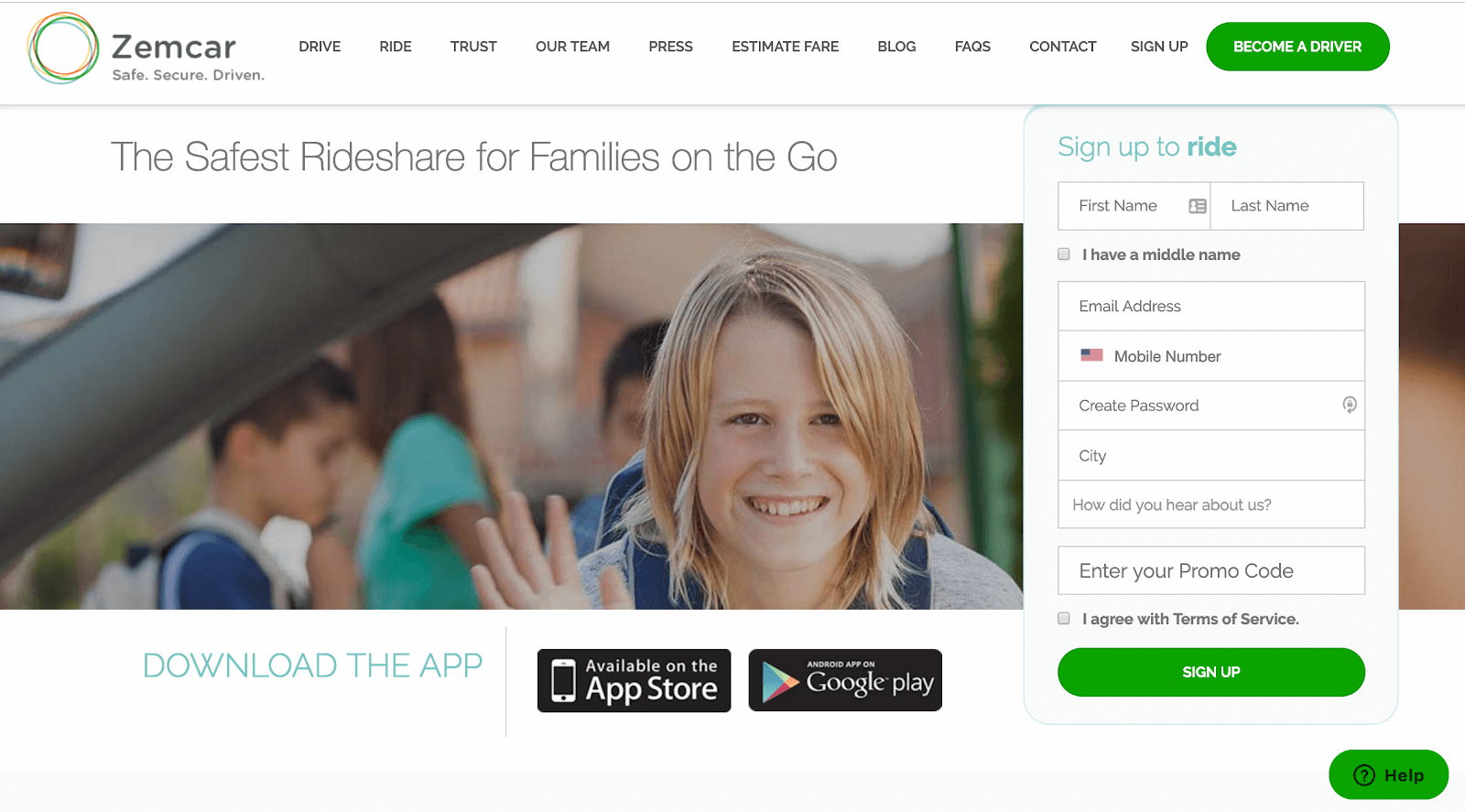 Uber for Kids: Zemcar