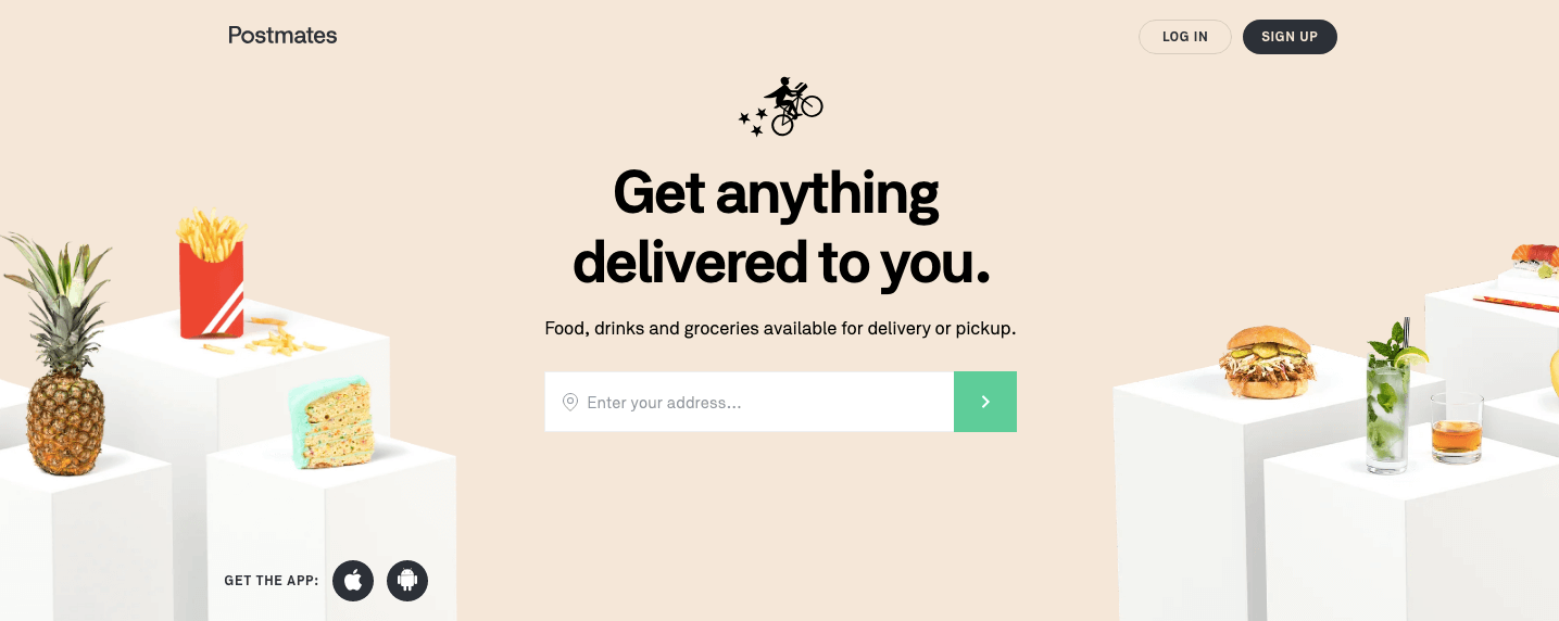 Online food delivery: Postmates