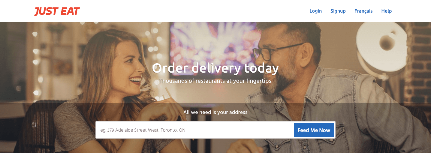 Online food delivery: Just Eat