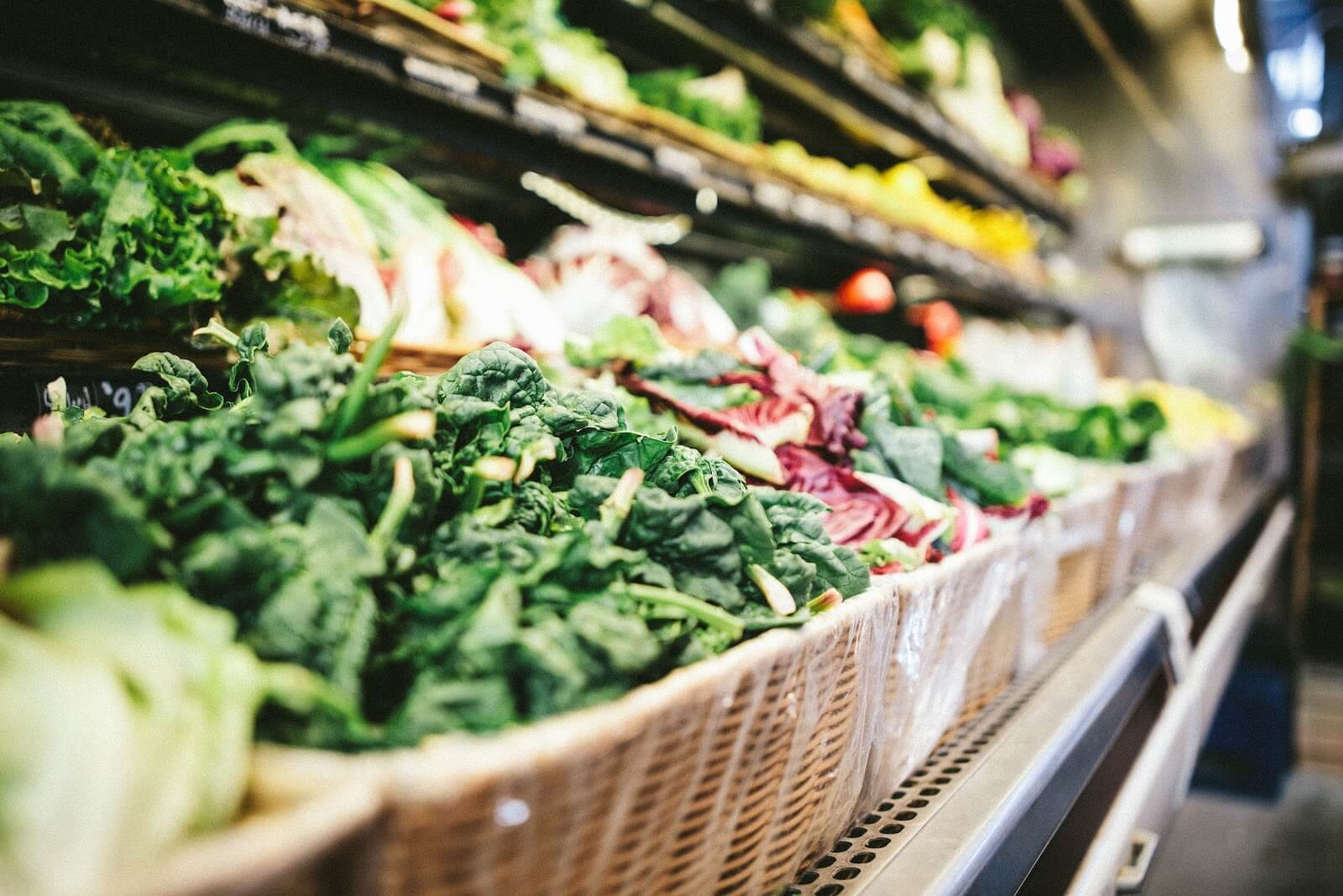 Shipt vs Instacart: Baskets of vegetables