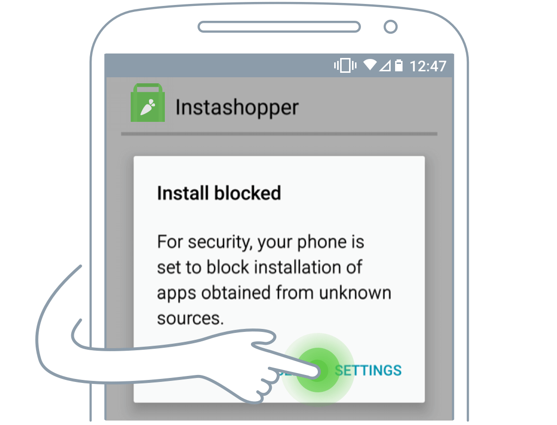 Instacart driver app Android step 2