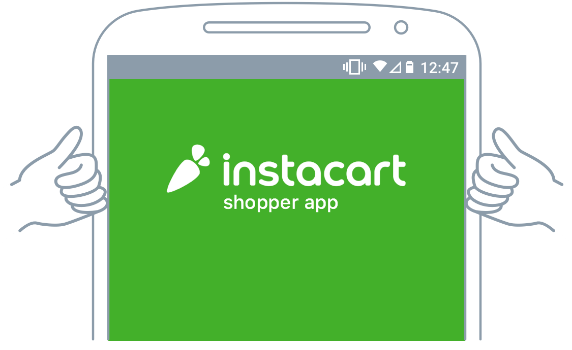 Instacart driver app Android step 7