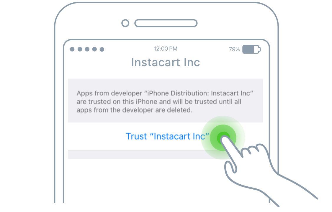 Instacart driver app iPhone step 5