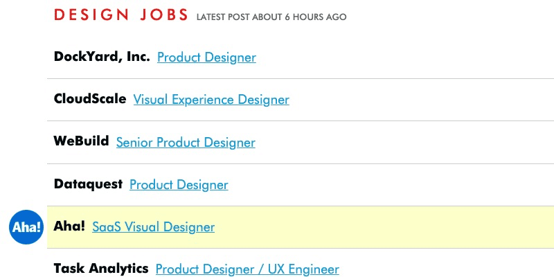 Telecommuting jobs on We Work Remotely homepage