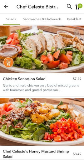 Waitr menu order screenshot