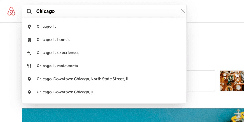 Airbnb Plus search in Chicago