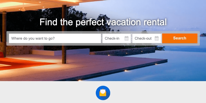 FlipKey search screen