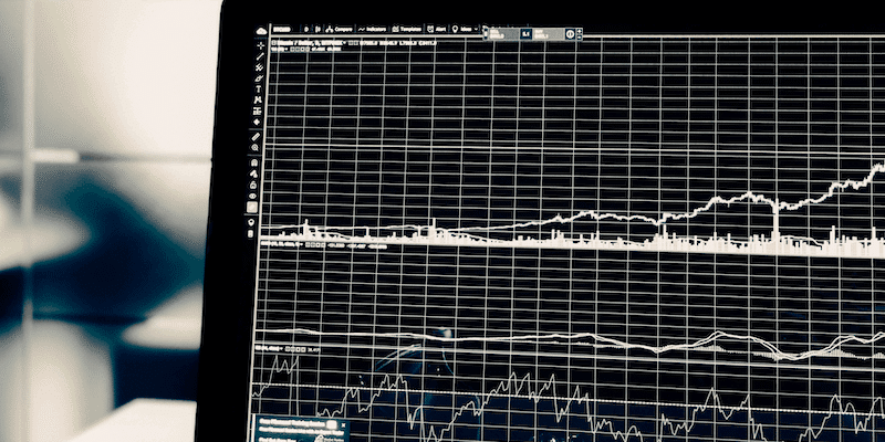 Make money online fast: charts on a computer screen