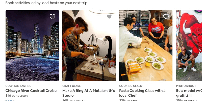 image showing a screenshot of airbnb listings - within what is airbnb post on gigworker.com