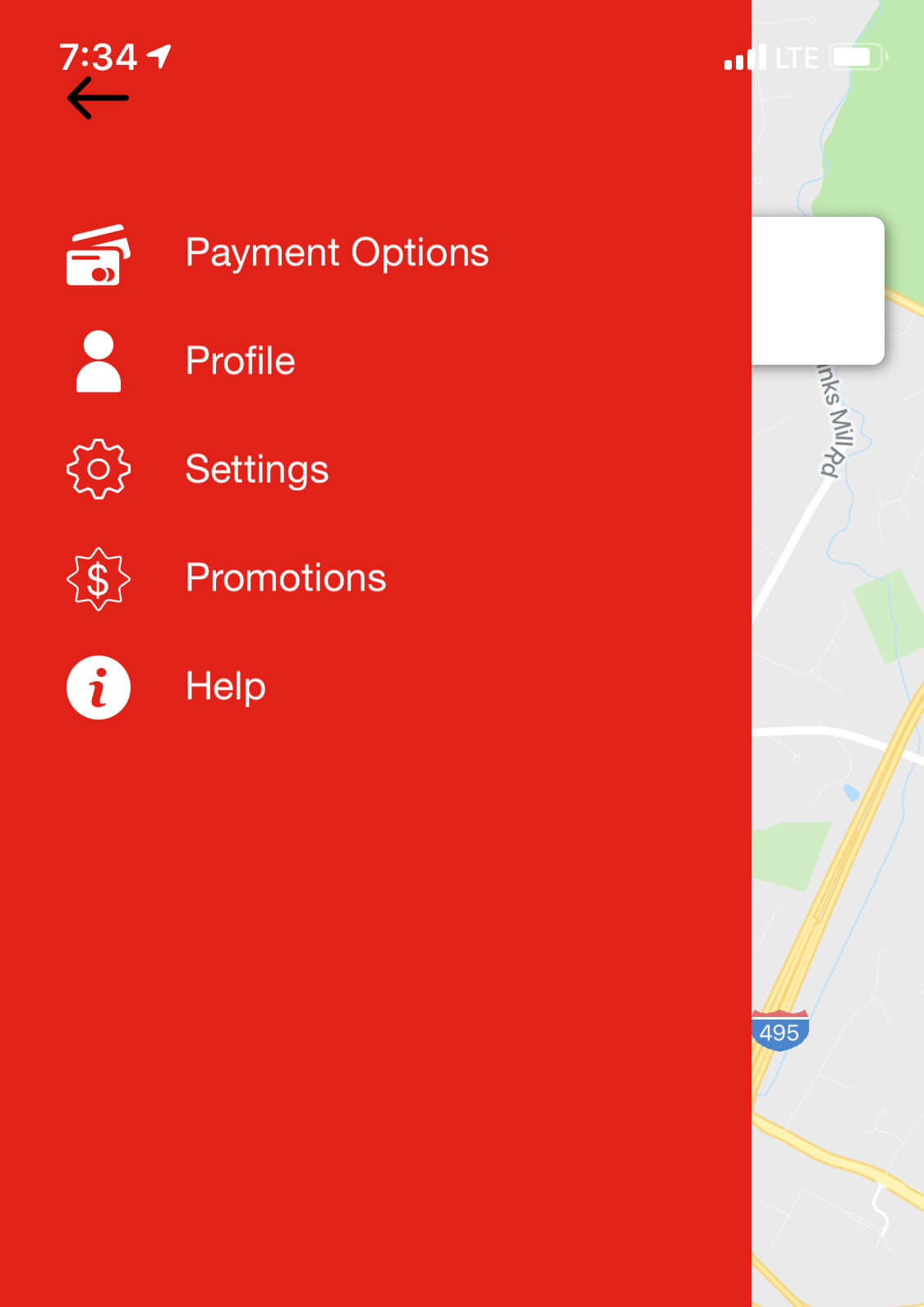zTrip: the app menu bar