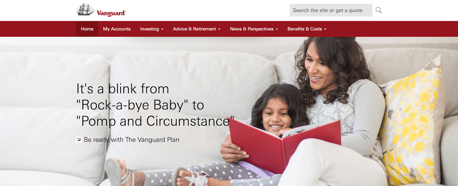 How to invest money: the Vanguard Personal Advisor homepage