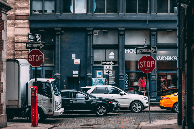 Drive for Lyft: a city street