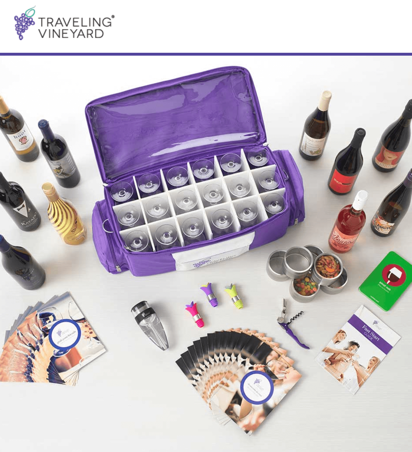 Traveling Vineyard success kit