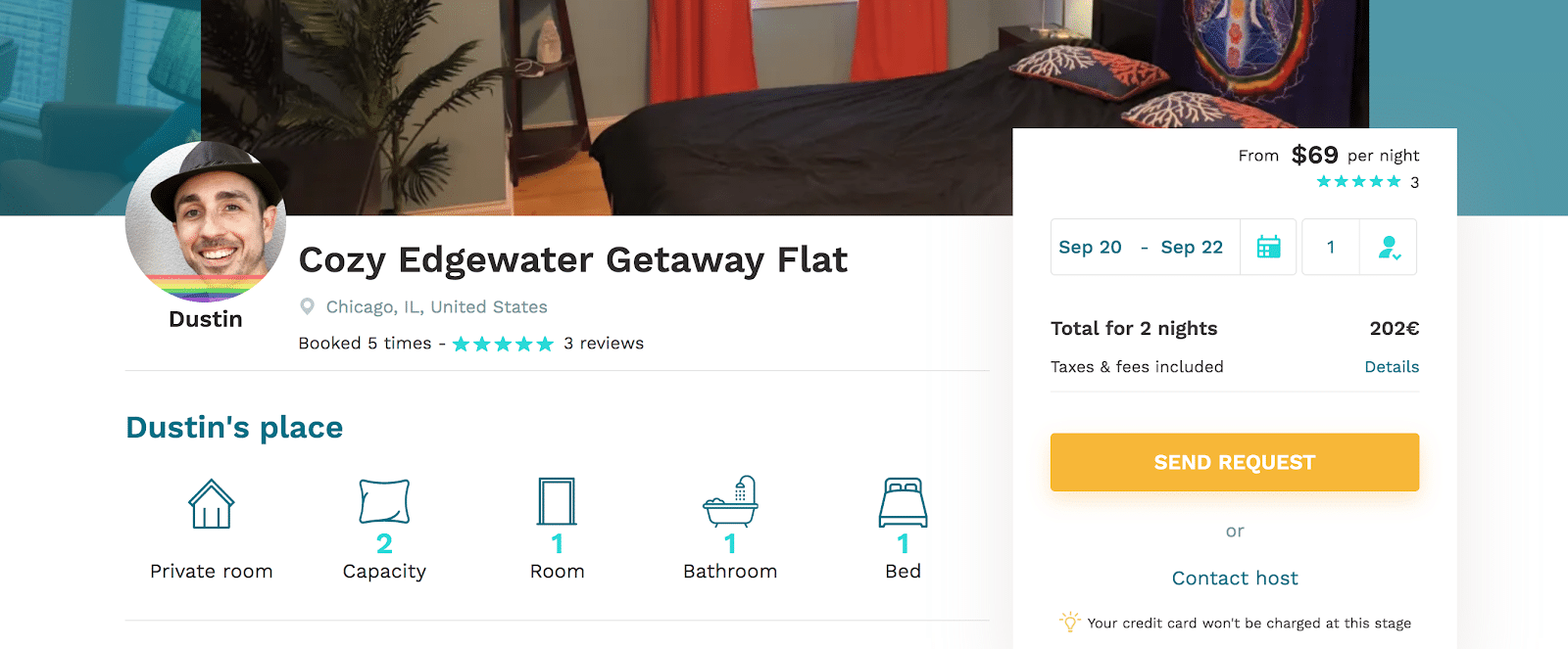 misterb&b listing page