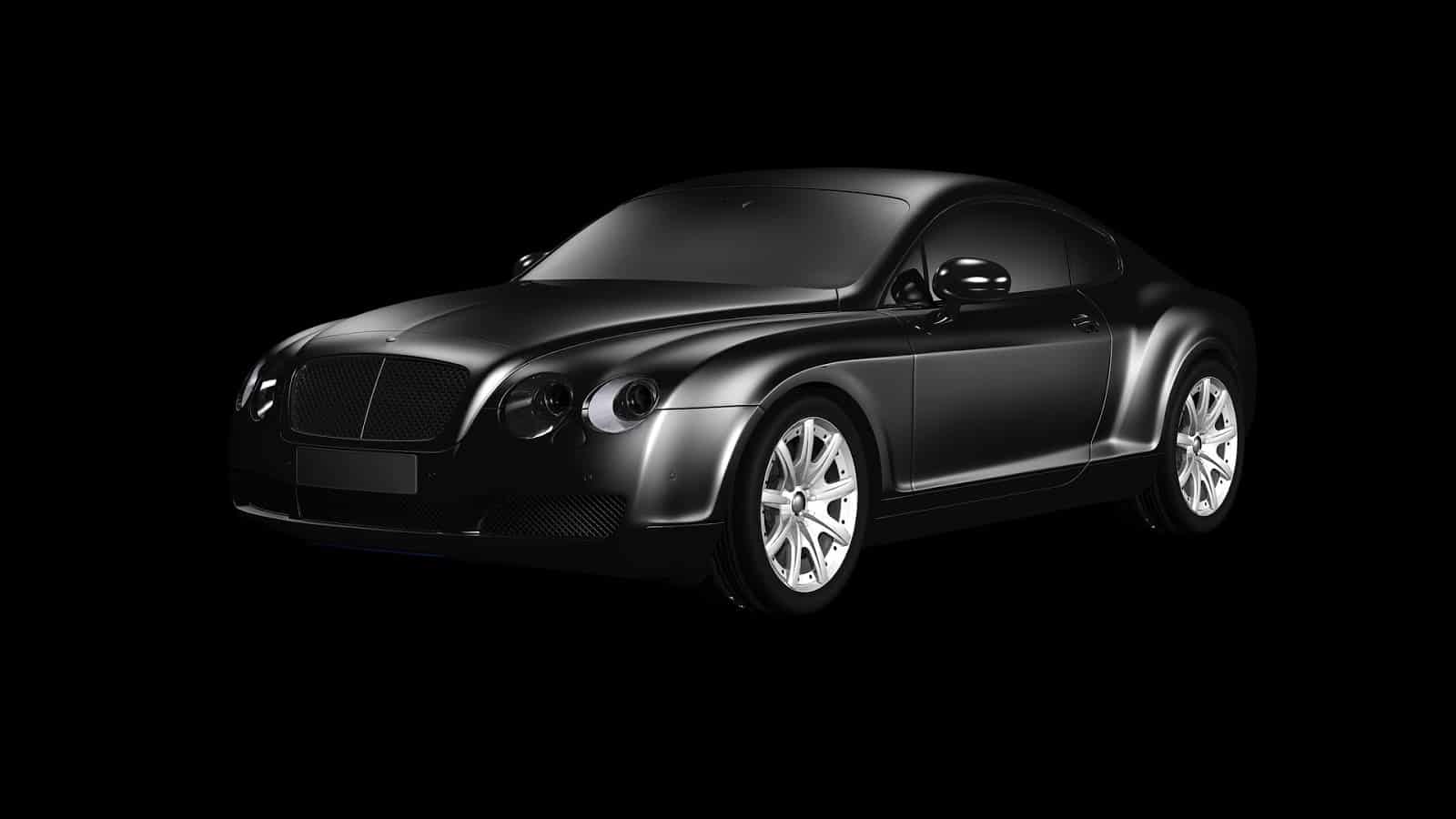 Ultra-fancy vehicle in muted pewter color