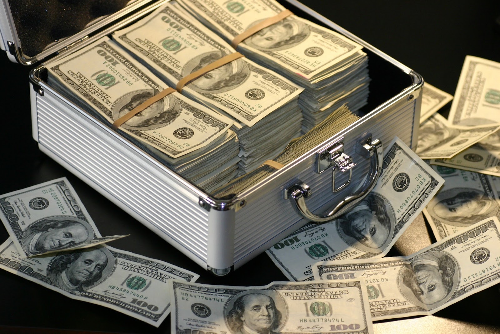 what is liquidity: stacks of $100 bills