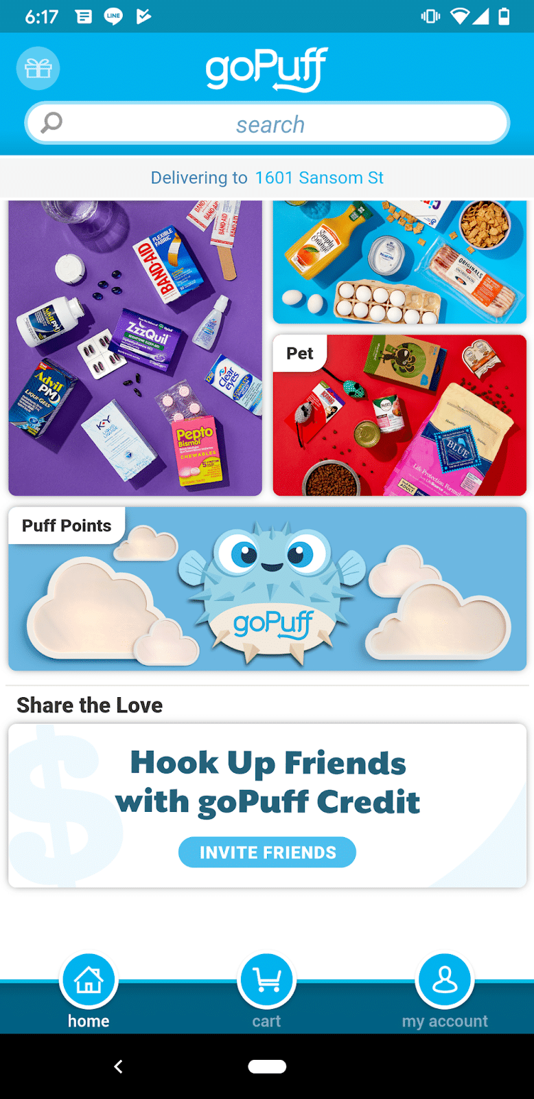 goPuff app