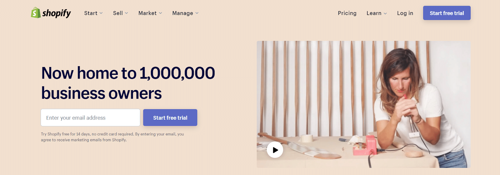 Shopify e-commerce website