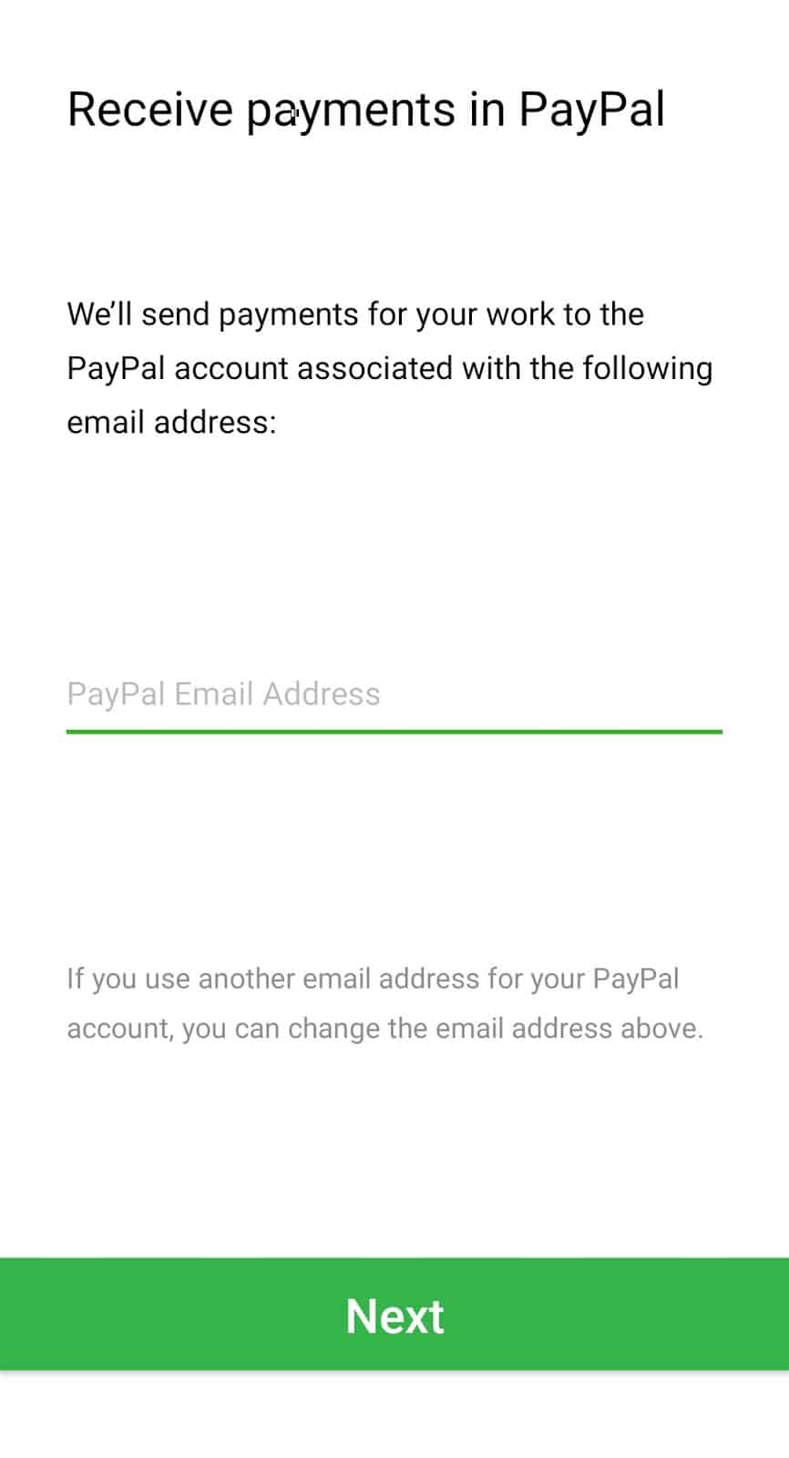 receive payments in PayPal
