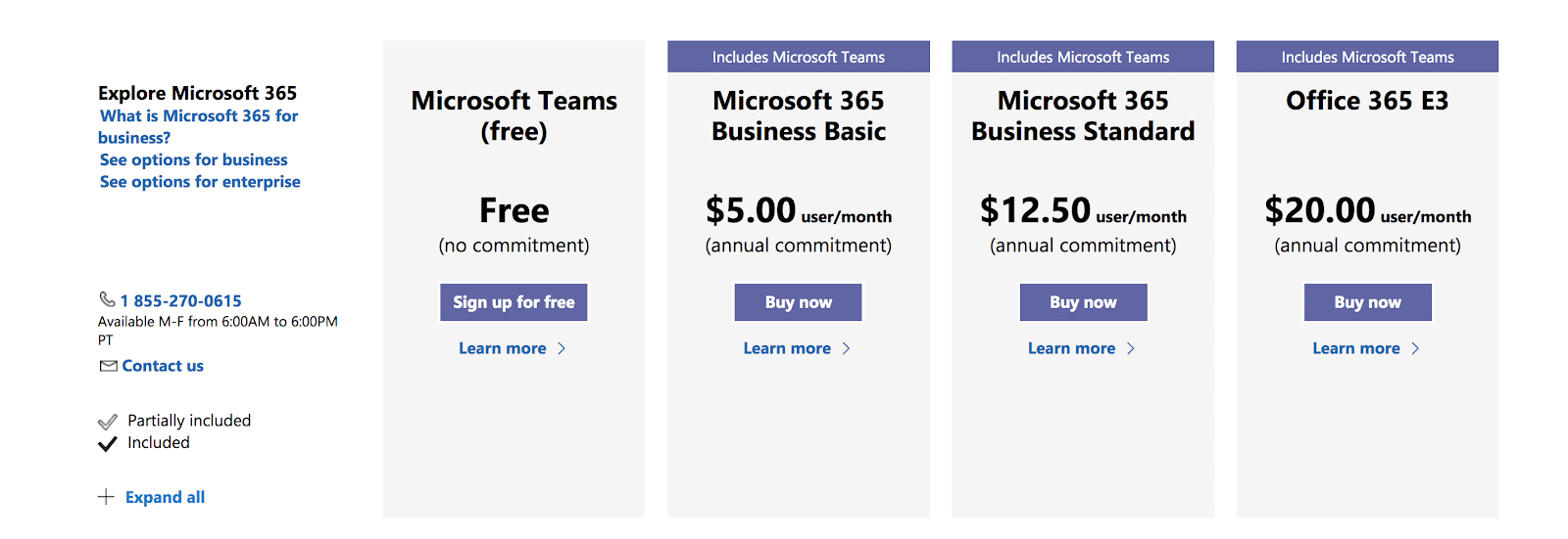 Plans and Pricing