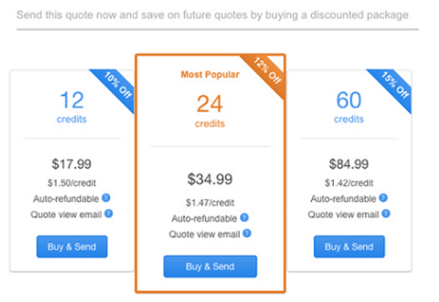 What is thumbtack: Product pricing
