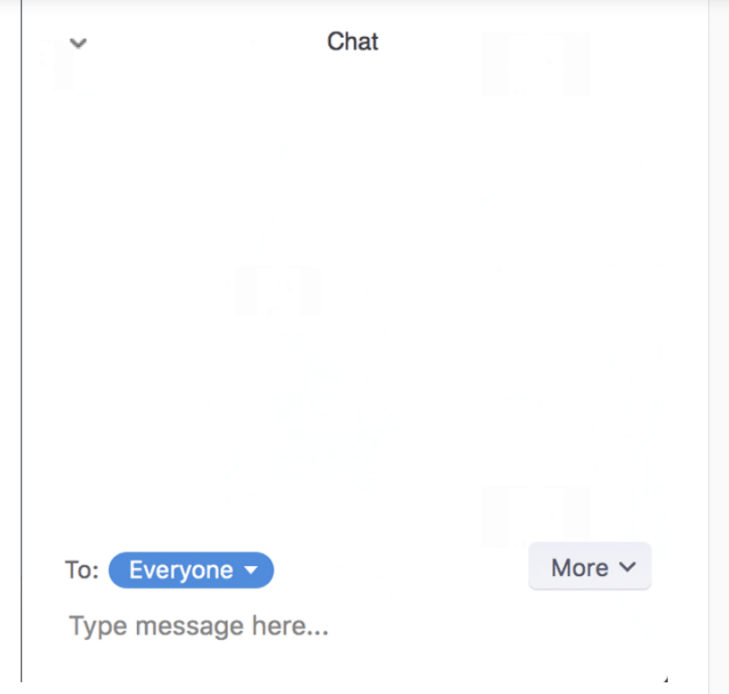 Sending a private chat
