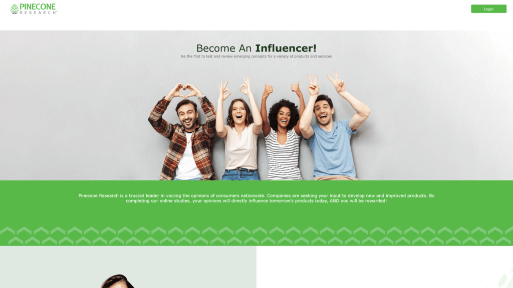 A homepage of the pineconeresearch screenshot