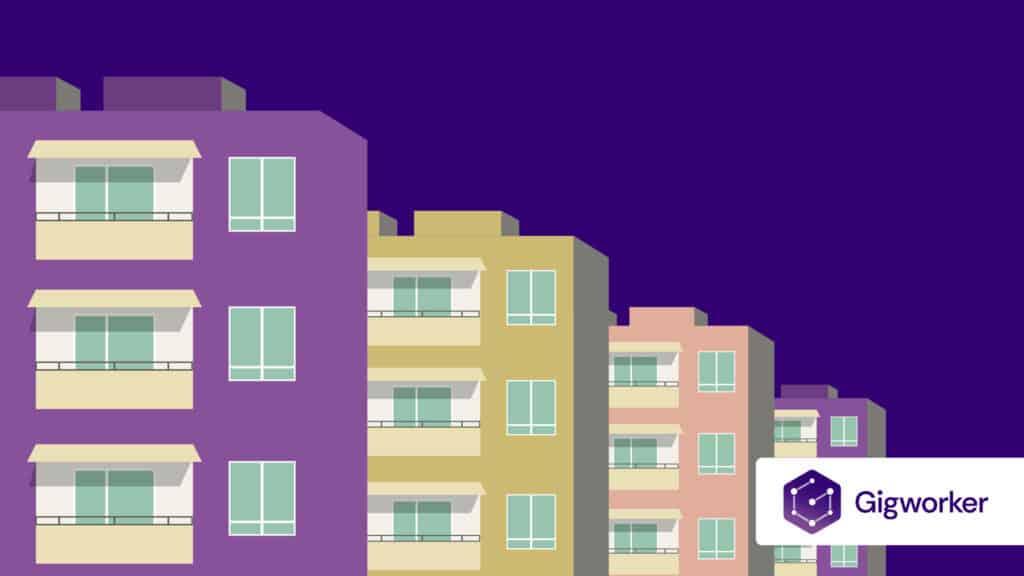 vector graphic showing an illustration of how to start an airbnb business