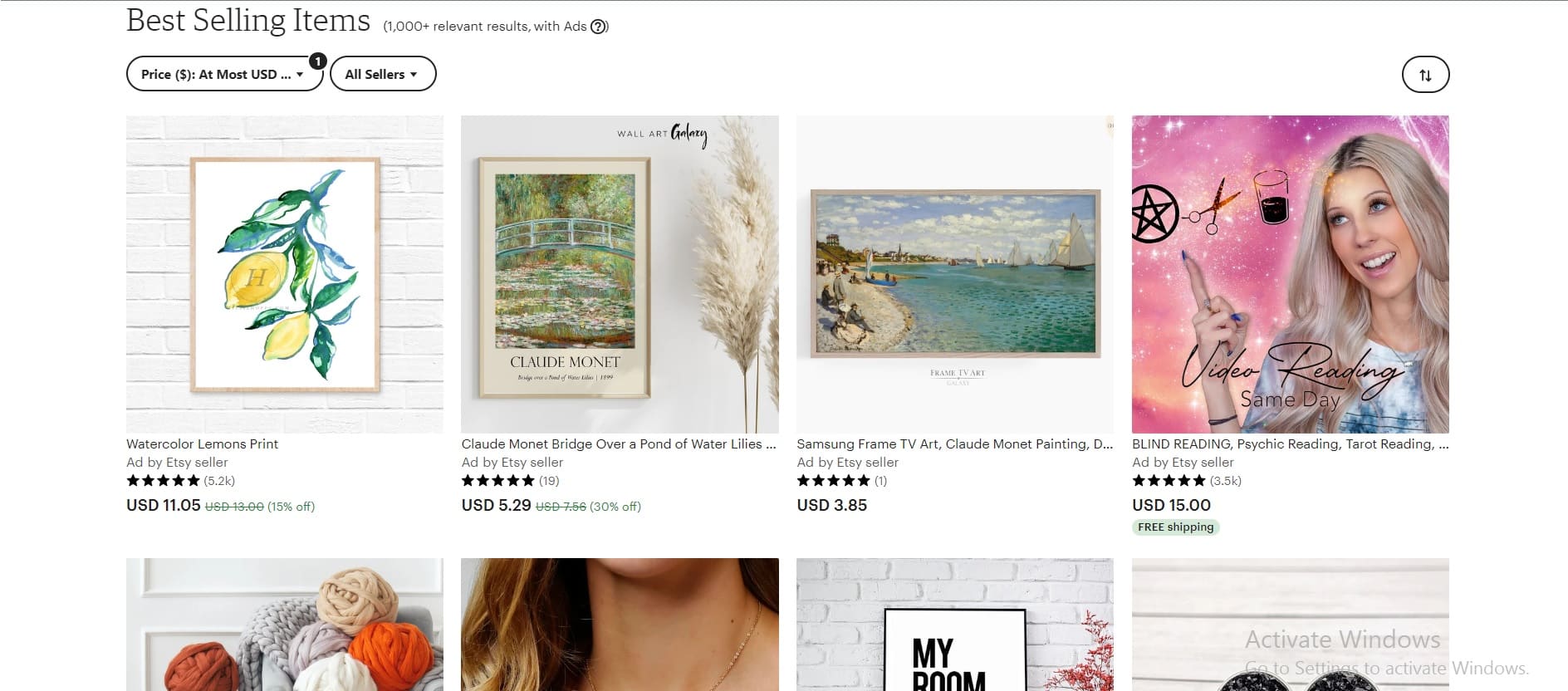 image showing how to sell on etsy - selling on etsy screenshot