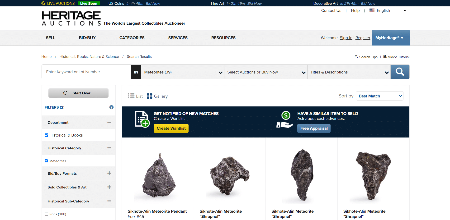 Heritage Auctions